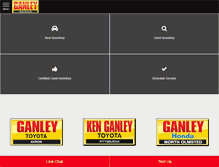 Tablet Screenshot of ganleyauto.com